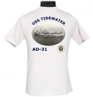 AD 31 USS Tidewater 2-Sided Photo T-Shirt