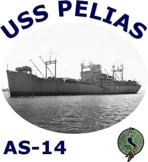 AS 14 USS Pelias 2-Sided Photo T Shirt