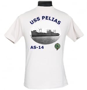 AS 14 USS Pelias 2-Sided Photo T Shirt