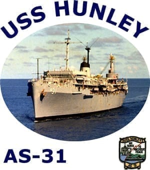AS 31 USS Hunley 2-Sided Photo T Shirt
