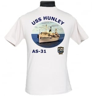 AS 31 USS Hunley 2-Sided Photo T Shirt