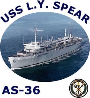 AS 36 USS L Y Spear 2-Sided Photo T Shirt