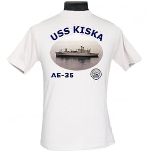 AE 35 USS Kiska 2-Sided Photo T Shirt