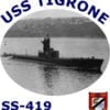 SS 419 USS Tigrone 2-Sided Photo T-Shirt