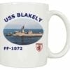 FF 1072 USS Blakely Coffee Mug