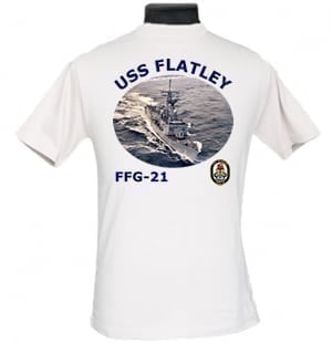 FFG 21 USS Flatley 2-Sided Photo T Shirt