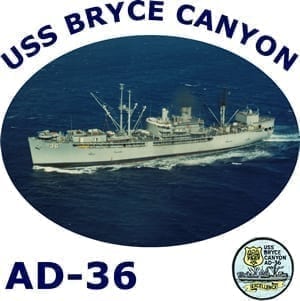 AD 36 USS Bryce Canyon Photo Sweatshirt