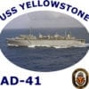 AD 41 USS Yellowstone Photo Sweatshirt