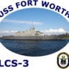 LCS 3 USS Fort Worth 2-Sided Photo T-Shirt