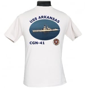CGN 41 USS Arkansas 2-Sided Photo T Shirt