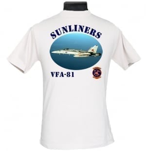 VFA 81 Sunliners 2-Sided Photo T Shirt