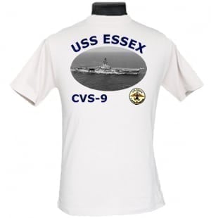 CVS 9 USS Essex 2-Sided Photo T-Shirt
