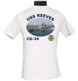 CG 24 USS Reeves 2-Sided Photo T Shirt