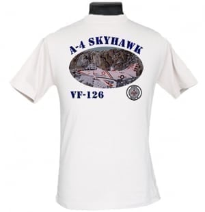 US Navy VF-126 A-4 Skyhawk 2-Sided Photo T-Shirt