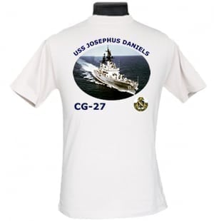 CG 27 USS Josephus Daniels 2-Sided Photo T Shirt