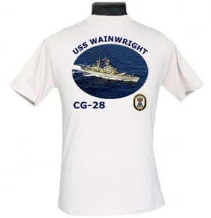 CG 28 USS Wainwright 2-Sided Photo T Shirt