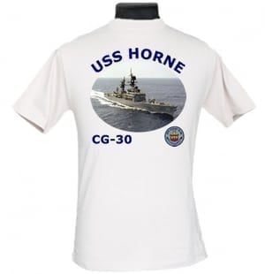 CG 30 USS Horne 2-Sided Photo T Shirt
