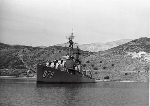 DDR 879 USS Leary Photograph 1