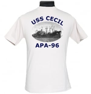 APA 96 USS Cecil 2-Sided Photo T Shirt