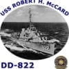 DD 822 USS Robert H. McCard 2-Sided Photo T Shirt