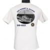 DD 822 USS Robert H. McCard 2-Sided Photo T Shirt
