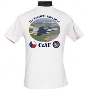 Czech Air Force 211 Squadron 2-Sided Photo T-Shirt
