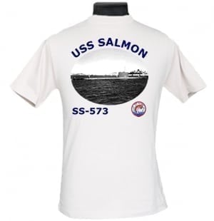 SS 573 USS Salmon 2-Sided Photo T-Shirt