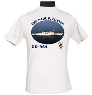 DD 964 USS Paul F. Foster 2-Sided Photo T Shirt