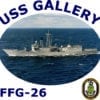 FFG 26 USS Gallery 2-Sided Photo T Shirt