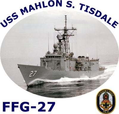 FFG 27 USS Mahlon S. Tisdale 2-Sided Photo T Shirt