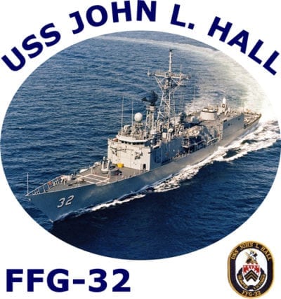 FFG 32 USS John L. Hall 2-Sided Photo T Shirt