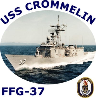 FFG 37 USS Crommelin 2-Sided Photo T Shirt