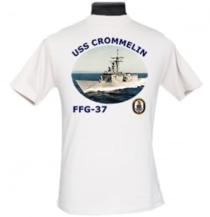 FFG 37 USS Crommelin 2-Sided Photo T Shirt