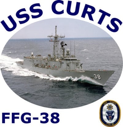 FFG 38 USS Curts 2-Sided Photo T Shirt