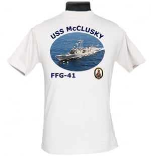 FFG 41 USS McClusky 2-Sided Photo T Shirt