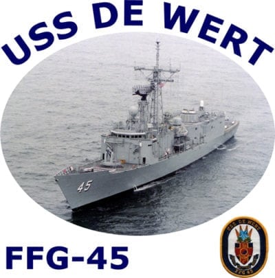 FFG 45 USS De Wert 2-Sided Photo T Shirt