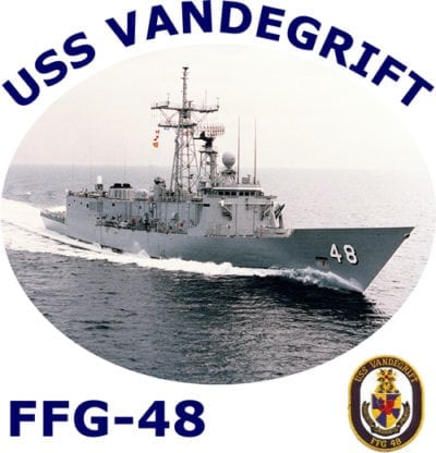 FFG 48 USS Vandegrift 2-Sided Photo T Shirt