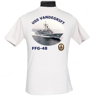 FFG 48 USS Vandegrift 2-Sided Photo T Shirt
