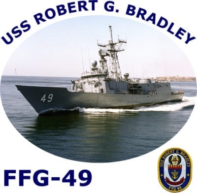 FFG 49 USS Robert G. Bradley  2-Sided Photo T Shirt
