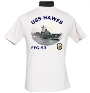 FFG 53 USS Hawes 2-Sided Photo T Shirt