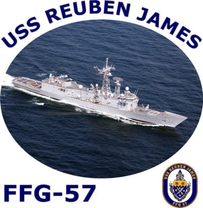 FFG 57 USS Reuben James 2-Sided Photo T Shirt