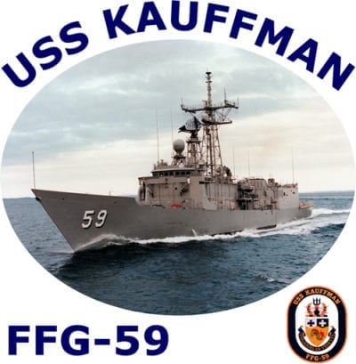 FFG 59 USS Kauffman 2-Sided Photo T Shirt