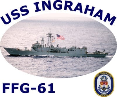 FFG 61 USS Ingraham 2-Sided Photo T Shirt
