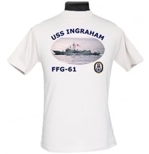 FFG 61 USS Ingraham 2-Sided Photo T Shirt