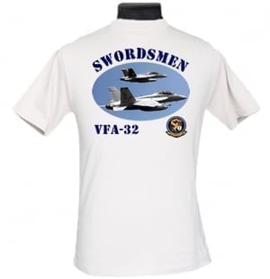 VFA 32 Swordsmen 2-Sided Hornet Photo T Shirt