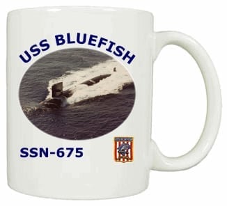 SSN 675 USS Bluefish Coffee Mug