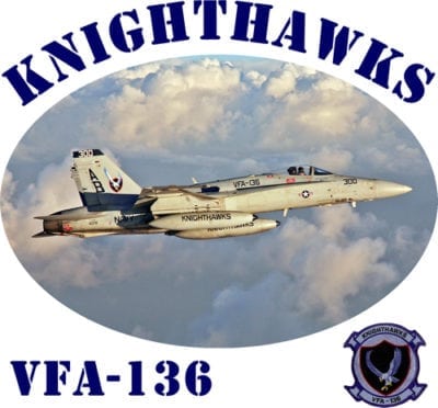 VFA 136 Knighthawks 2-Sided Hornet Photo T Shirt