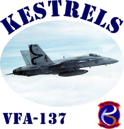 VFA 137 Kestrels 2-Sided Hornet Photo T Shirt