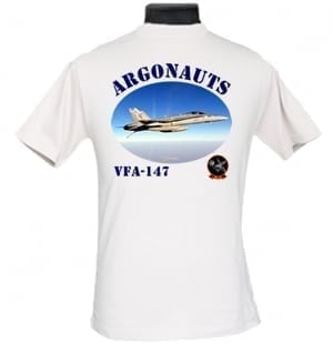 VFA 147 Argonauts 2-Sided Hornet Photo T Shirt