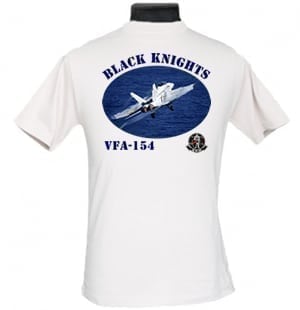 VFA 154 Black Knights 2-Sided Hornet Photo T Shirt